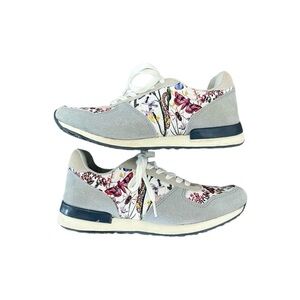 Inkkas Sneakers Women's 10 Monterey Butterfly Insect Botanical Boho Sporty